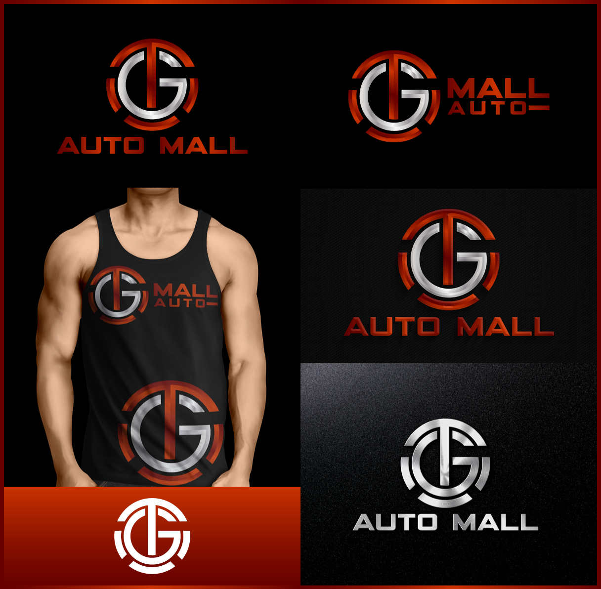 Logo Design by AFD for GT Auto Mall | Design #11770804