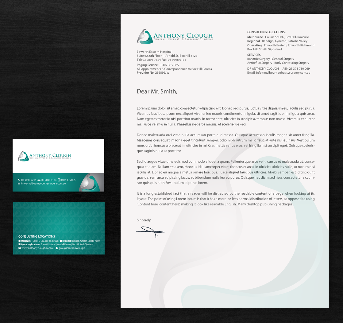 Schreibwaren-Design von chandrayaan.creative für Anthony Clough | Design #11725897