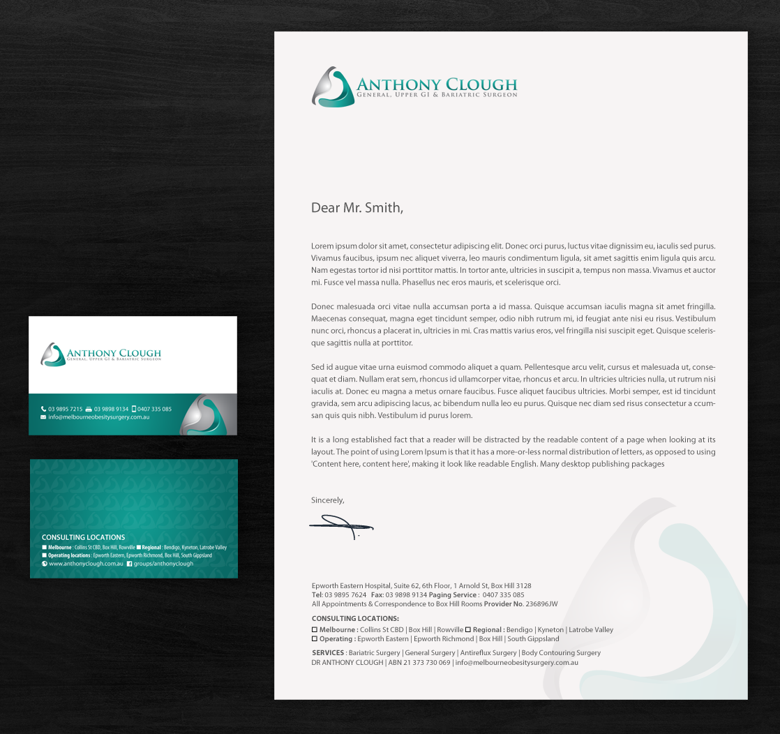 Schreibwaren-Design von chandrayaan.creative für Anthony Clough | Design #11725899