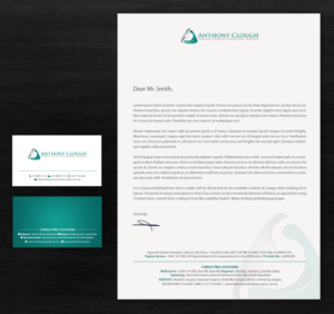Stationery Design by chandrayaan.creative for Anthony Clough | Design: #11725900