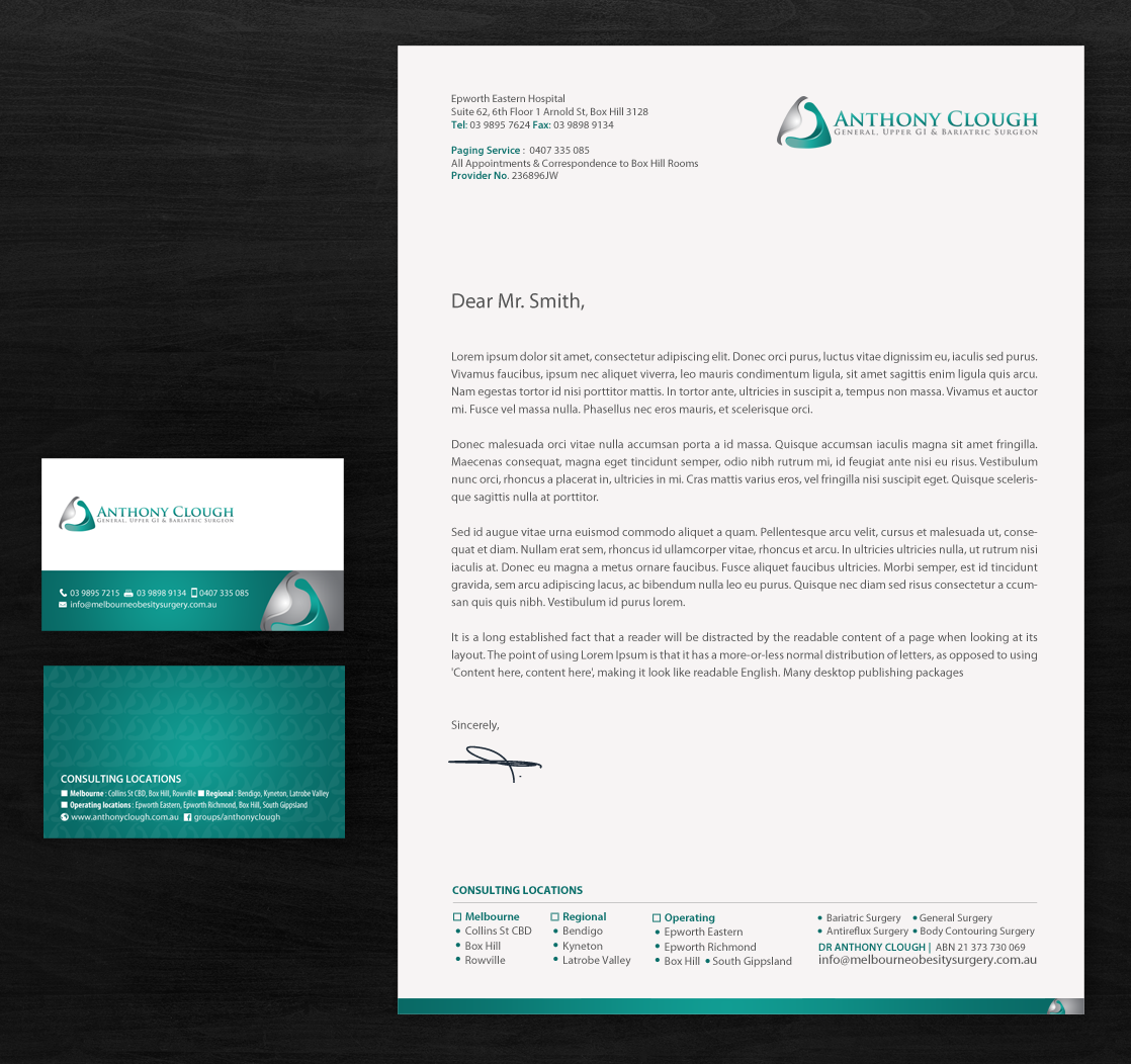 Schreibwaren-Design von chandrayaan.creative für Anthony Clough | Design #11725902