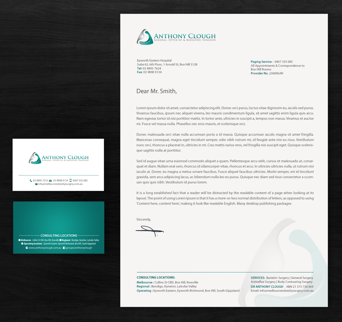 Schreibwaren-Design von chandrayaan.creative für Anthony Clough | Design #11725903