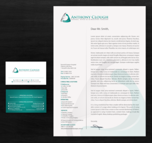 Stationery Design by chandrayaan.creative for Anthony Clough | Design #11767746