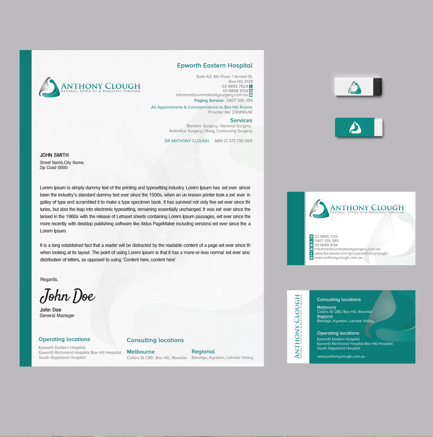 Stationery Design by SL Designer for Anthony Clough | Design #11697842