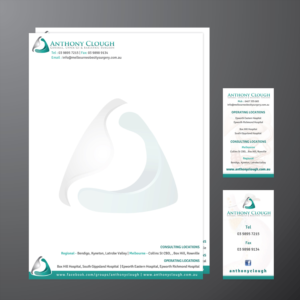 Stationery Design by Creative Jiniya for Anthony Clough | Design: #11697183