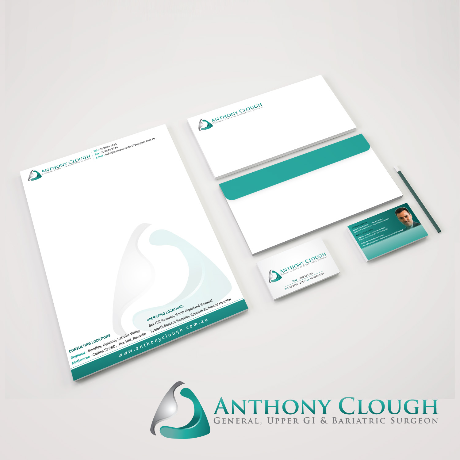 Stationery Design by Creative Jiniya for Anthony Clough | Design #11719588