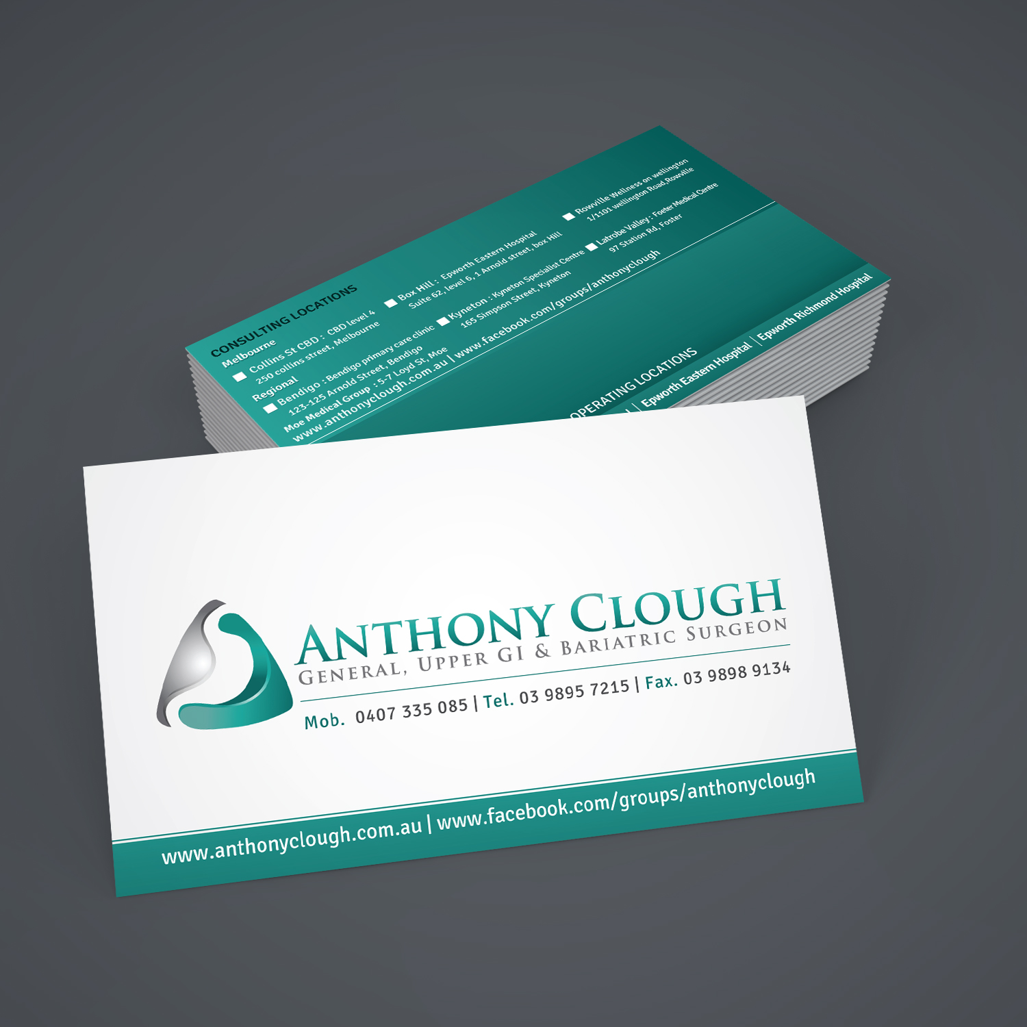 Stationery Design by Creative Jiniya for Anthony Clough | Design #11763010