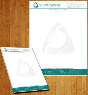 Stationery Design by Vimal Teja for Anthony Clough | Design: #11778102