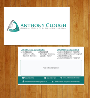 Stationery Design by Vimal Teja for Anthony Clough | Design: #11778170
