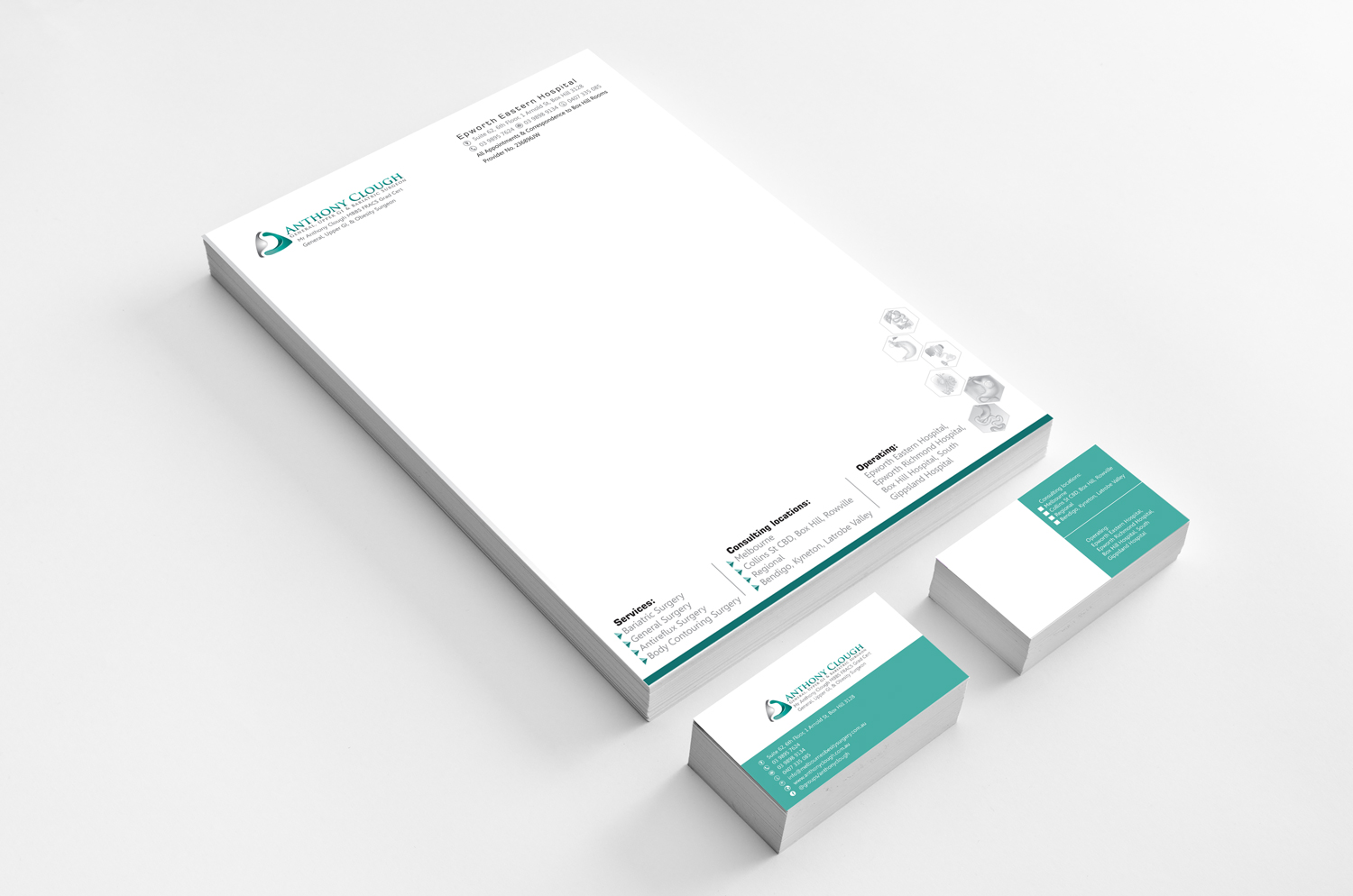 Stationery Design by Petter Goms for Anthony Clough | Design #11719996