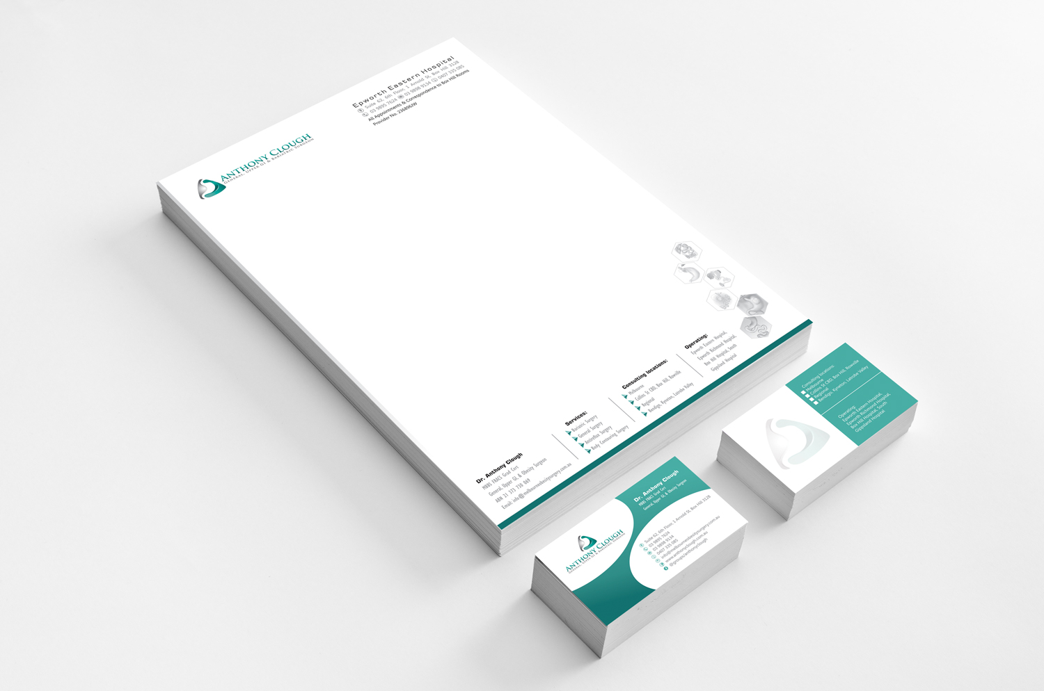 Stationery Design by Petter Goms for Anthony Clough | Design #11740726