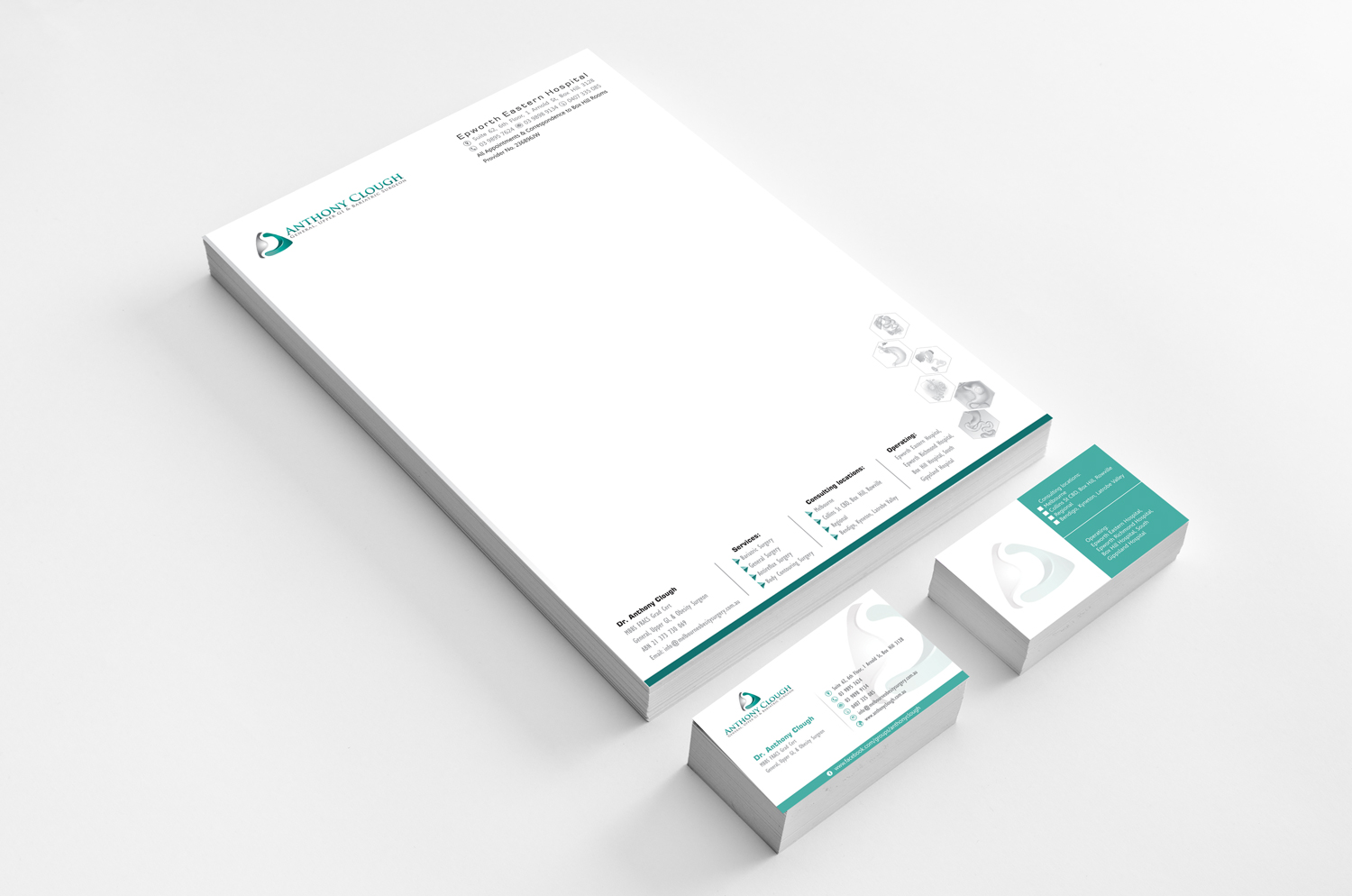 Stationery Design by Petter Goms for Anthony Clough | Design #11740727