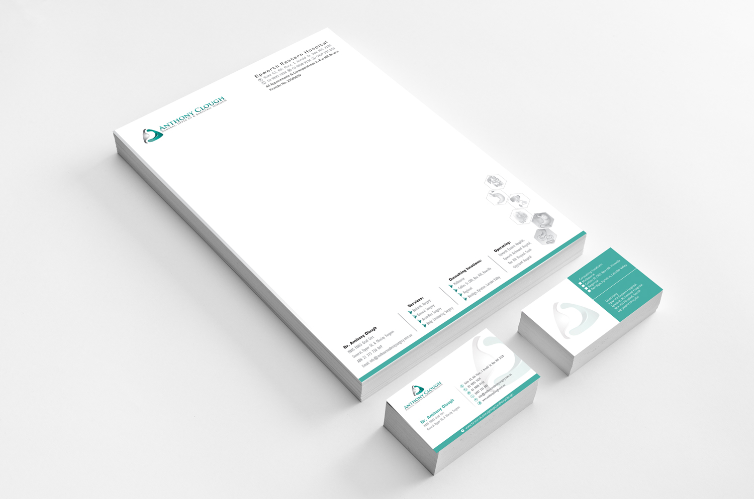 Stationery Design by Petter Goms for Anthony Clough | Design #11740728