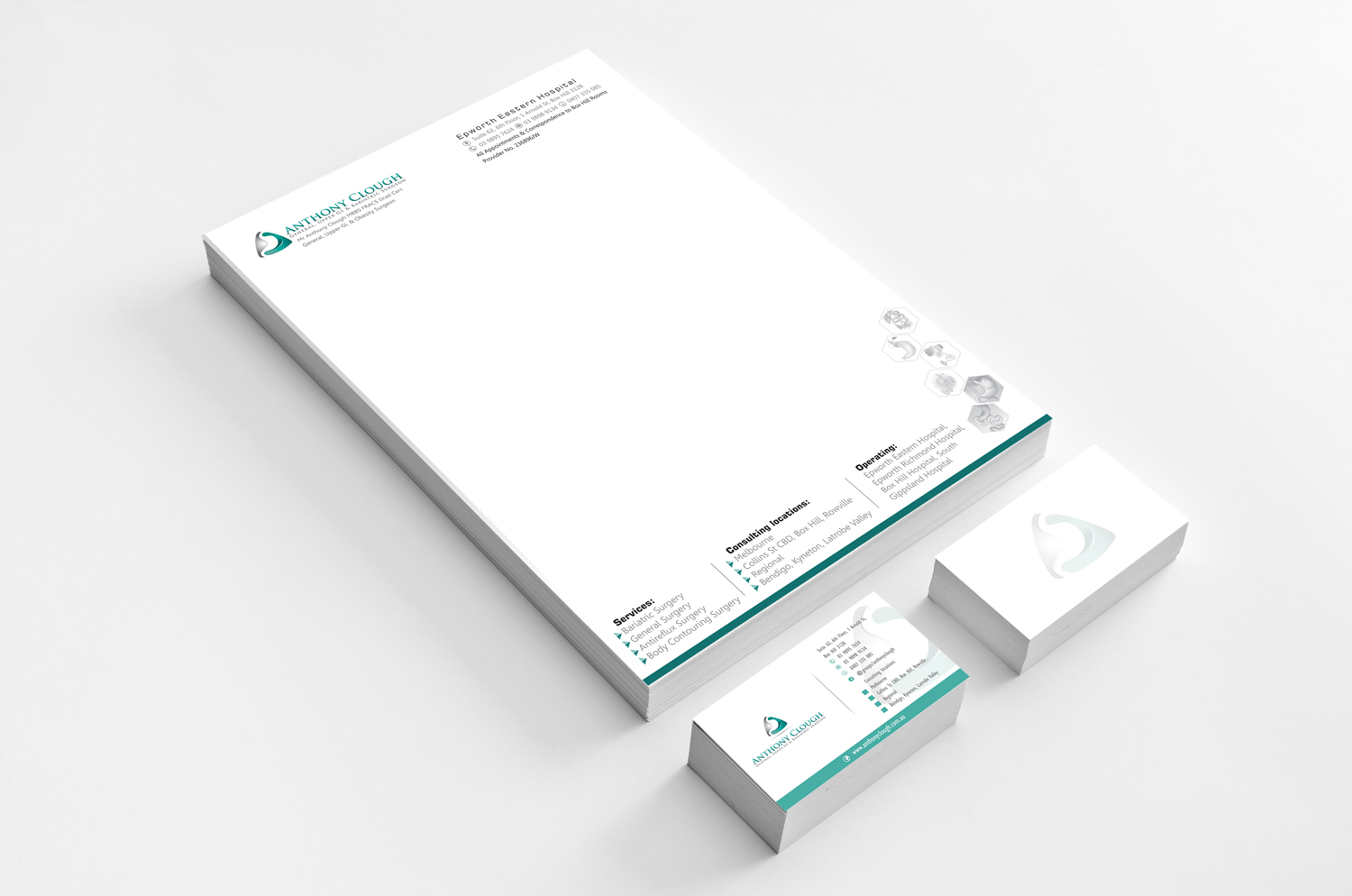 Stationery Design by Petter Goms for Anthony Clough | Design #11744728