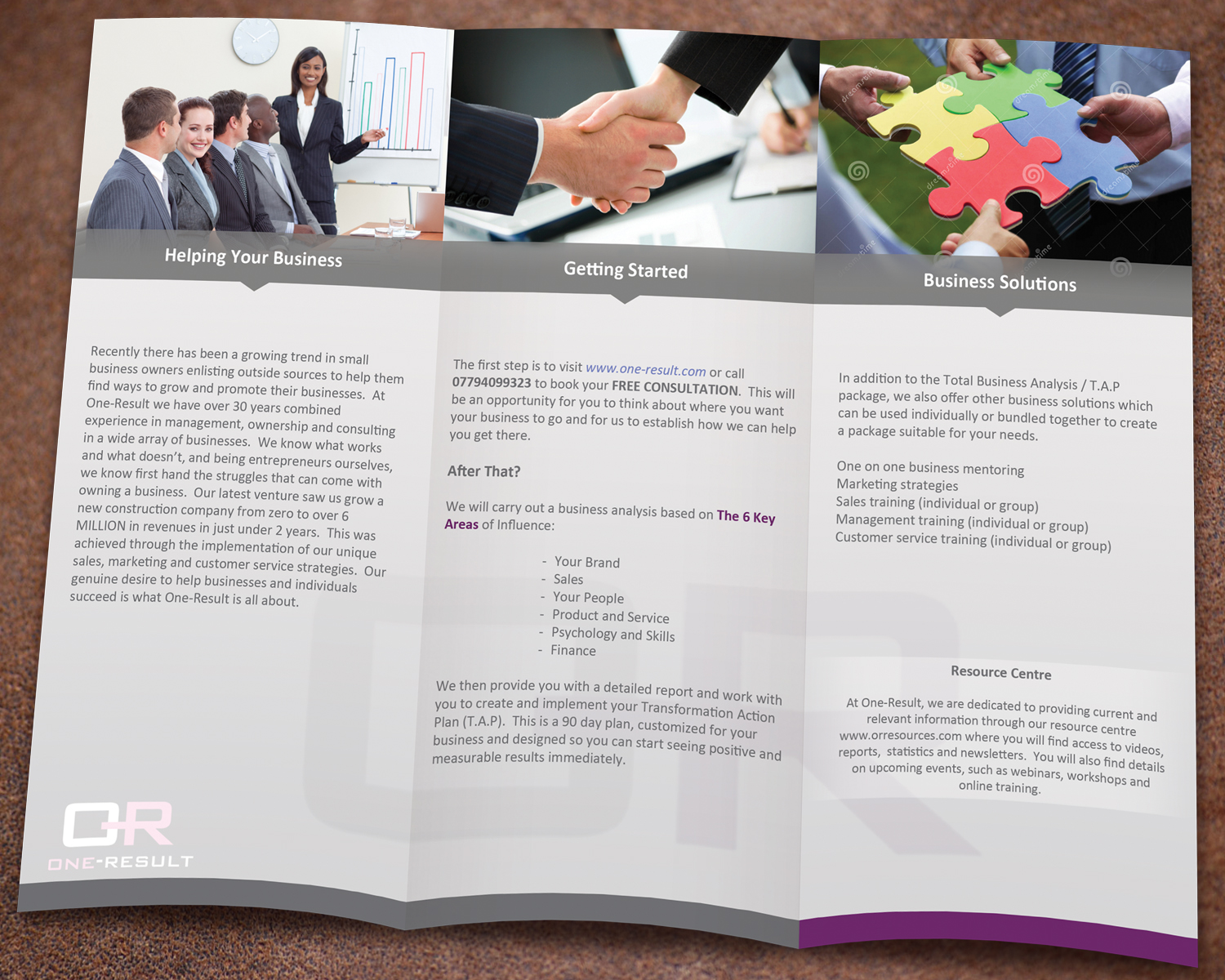 Brochure Design by Ataur for One-Result | Design #2403989