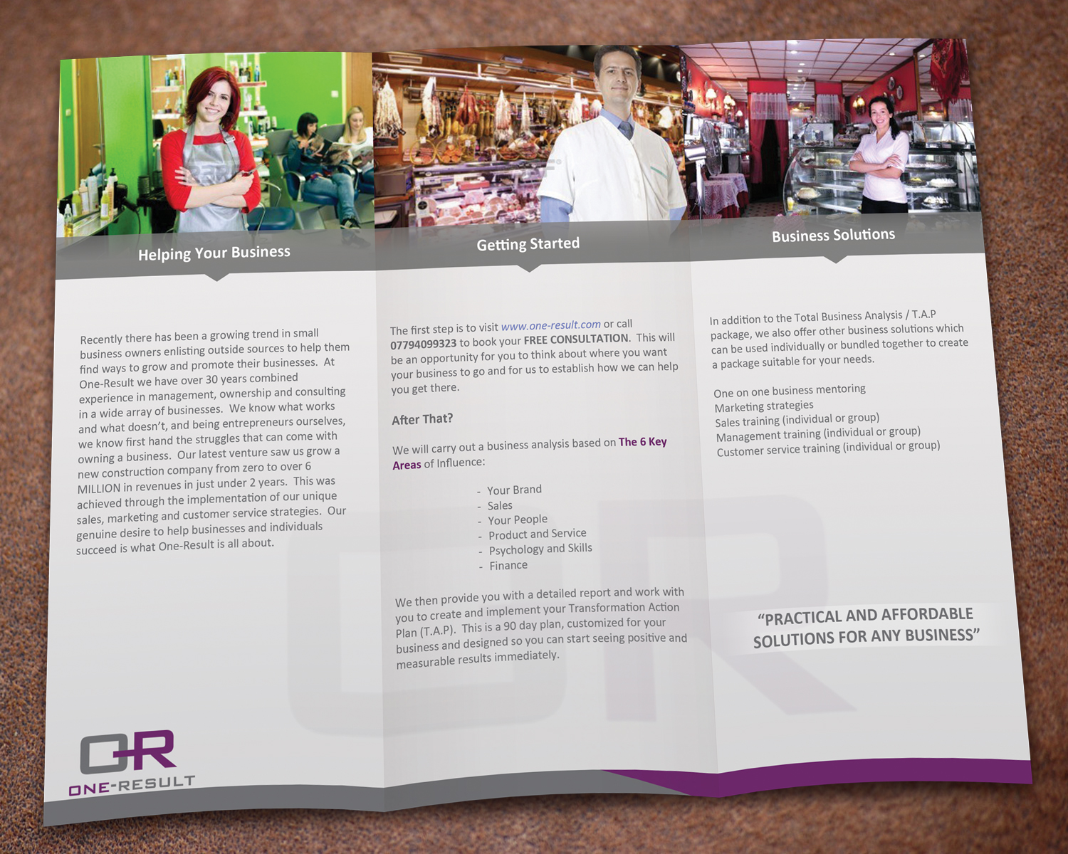 Brochure Design by Ataur for One-Result | Design #2431431