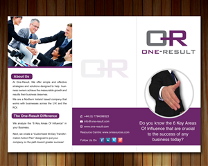 Brochure Design by Sbss for One-Result | Design: #2360009