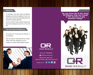 Brochure Design by Sbss for One-Result | Design: #2360148