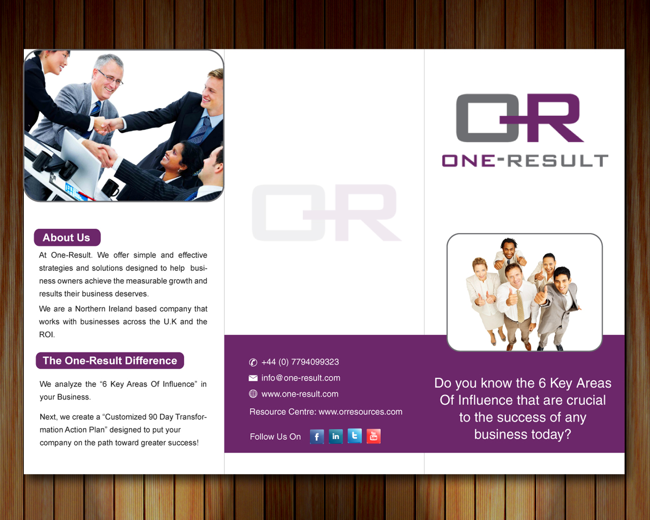 Brochure Design by Sbss for One-Result | Design #2360156