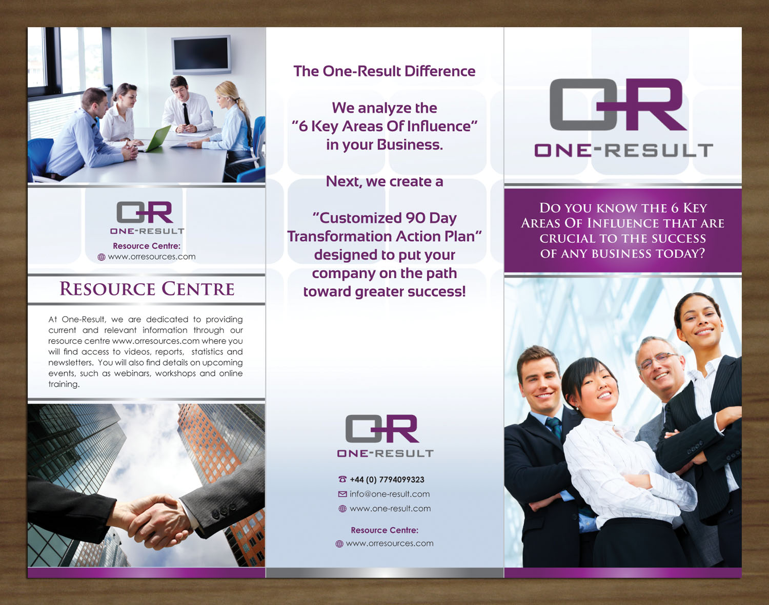 Brochure Design by Sbss for One-Result | Design #2362720