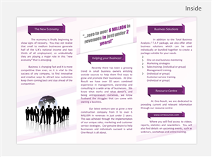Brochure Design by Shriharsha Shettigara for One-Result | Design: #2403109