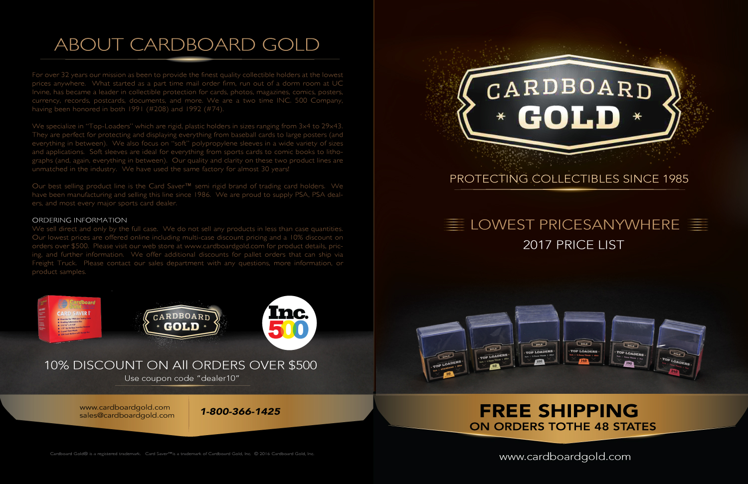 Flyer Design by uk for Cardboard+Gold%2C+Inc. | Design #11705967