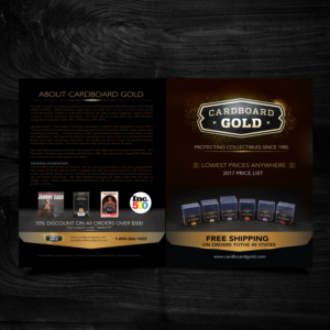 Flyer Design by uk for Cardboard+Gold%2C+Inc. | Design: #11725963