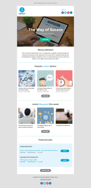 Email Marketing Design by Brajpal Freelance Website Designer