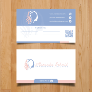 Mag. Alexandra Schmid Craniosacrale Balance | Diseño de Logo y Tarjeta de Presentación por Michale Designs
