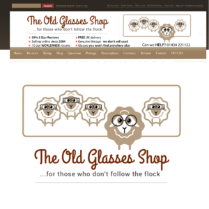 Logo Design by nail5657 for The Old Glasses Shop | Design #11814614