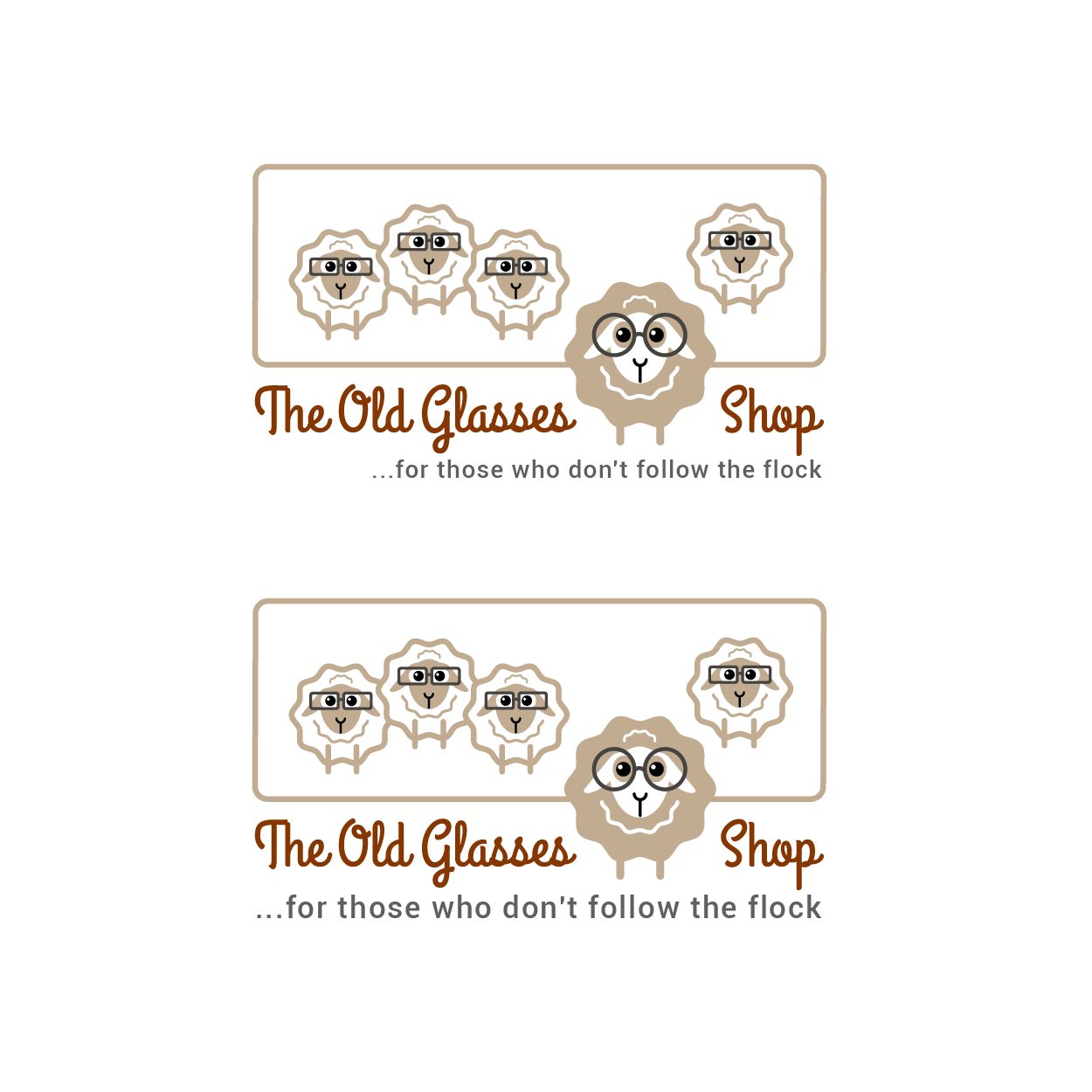 Logo Design by nail5657 for The Old Glasses Shop | Design #11844521
