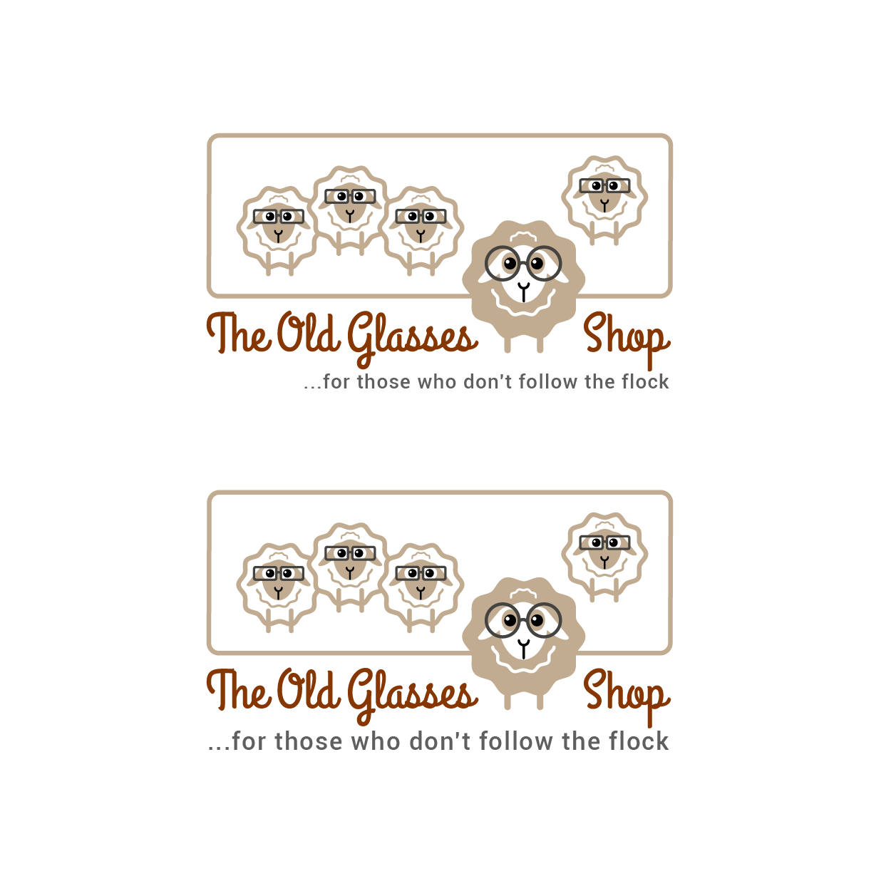 Logo Design by nail5657 for The Old Glasses Shop | Design #11844522