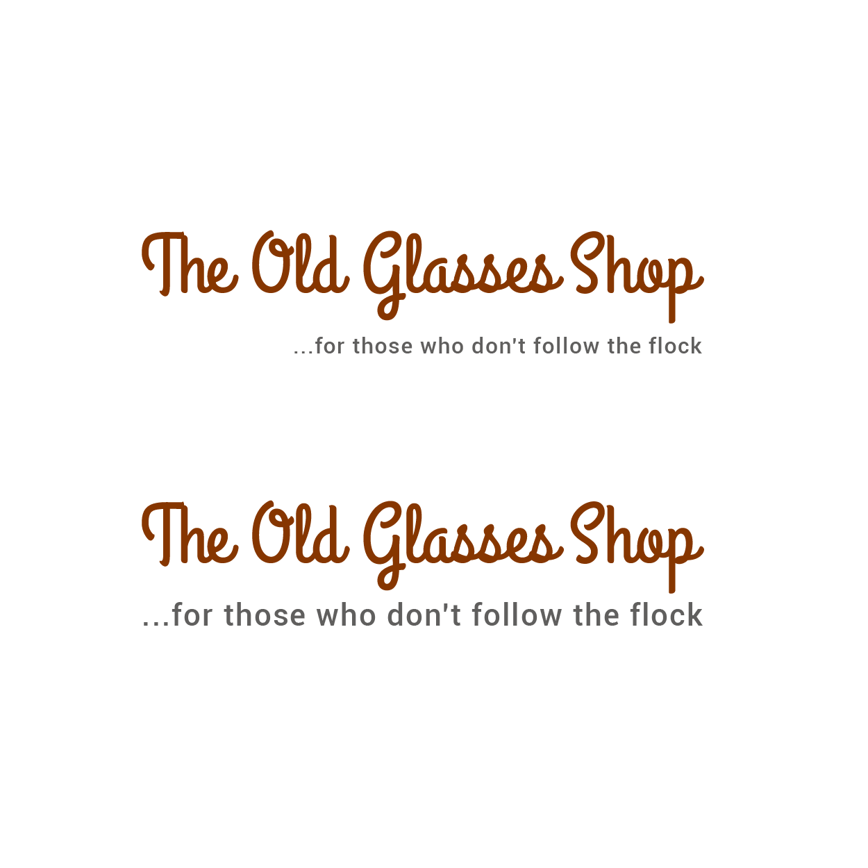 Logo Design by nail5657 for The Old Glasses Shop | Design #11844523
