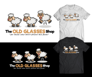 Logo Design by PsyPen for The Old Glasses Shop | Design #11756710