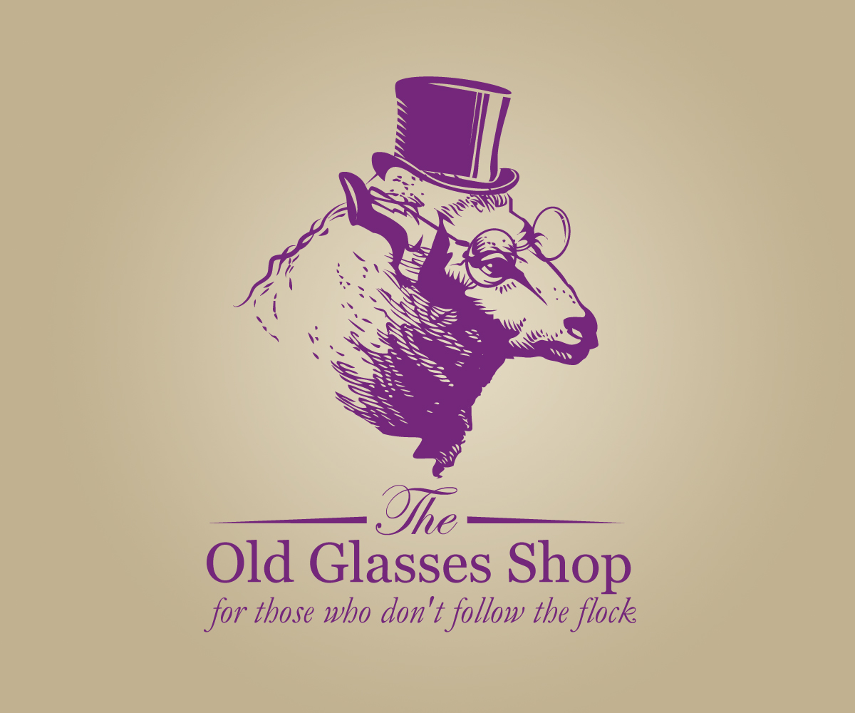 Logo Design by Friedbanana for The Old Glasses Shop | Design #11803003