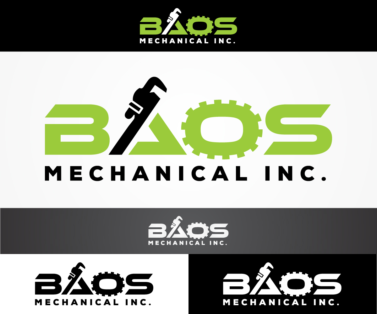 Logo-Design von sangeloenriquez für Baos Mechanical | Design #11720524