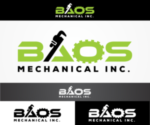 Logo Design by sangeloenriquez for Baos Mechanical | Design #11720524