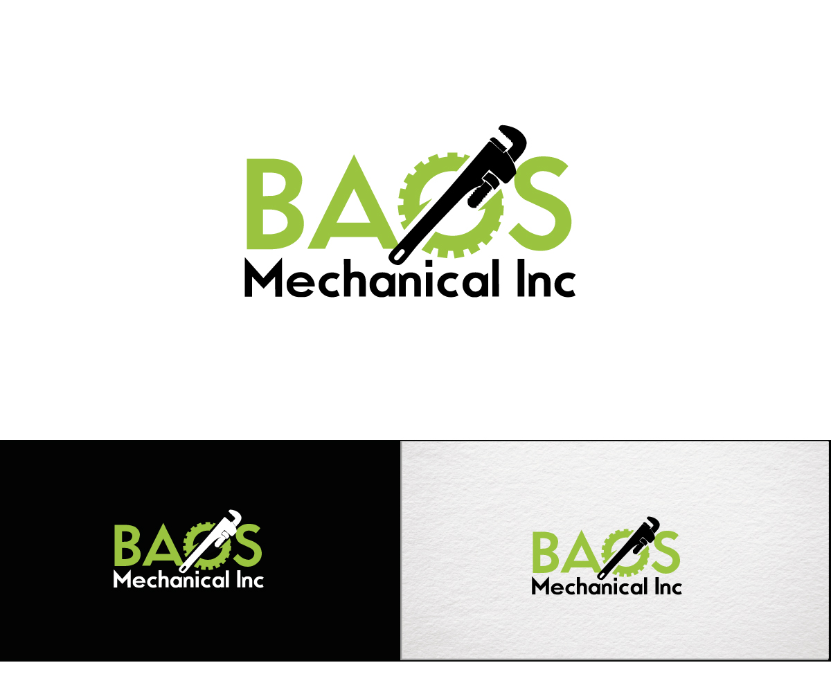 Logo-Design von e-graphics für Baos Mechanical | Design #11715157