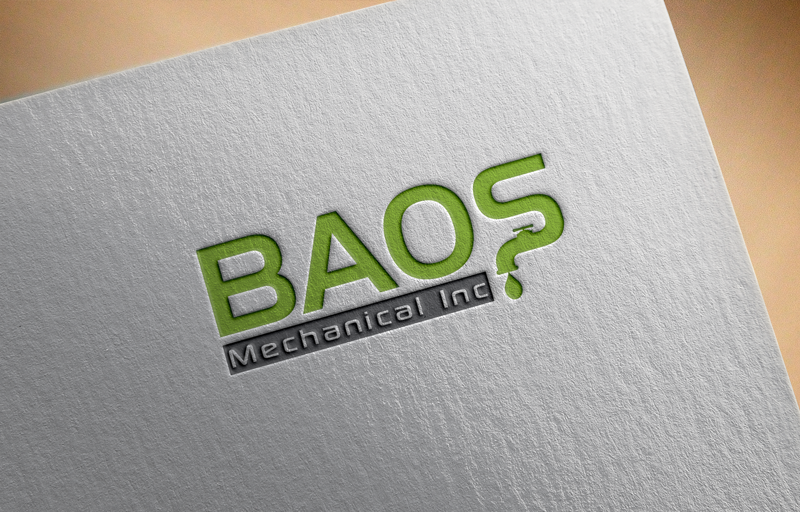 Logo-Design von designmaker0 für Baos Mechanical | Design #11712430