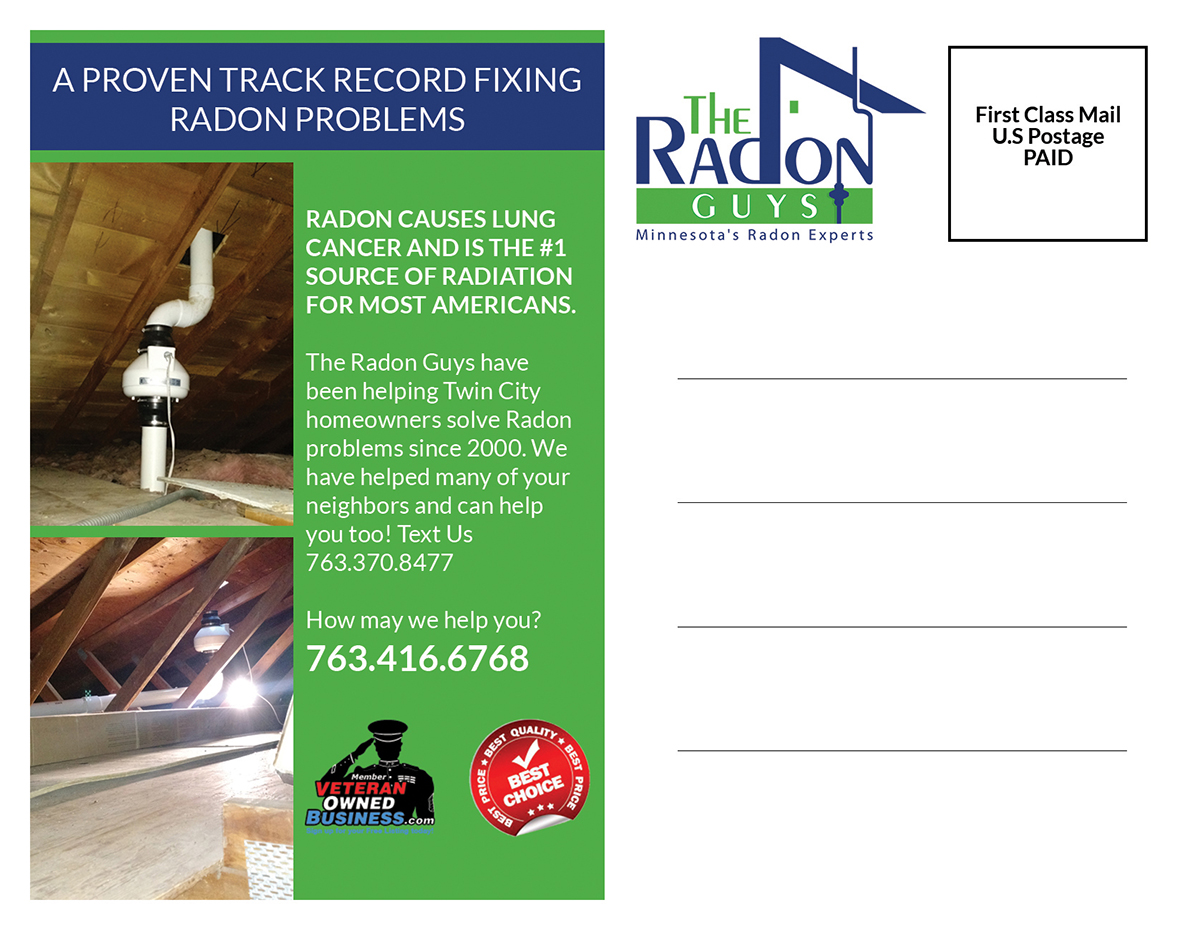 Diseño de Postal por VEGA-Designs para The Radon Guys | Diseño #11720538