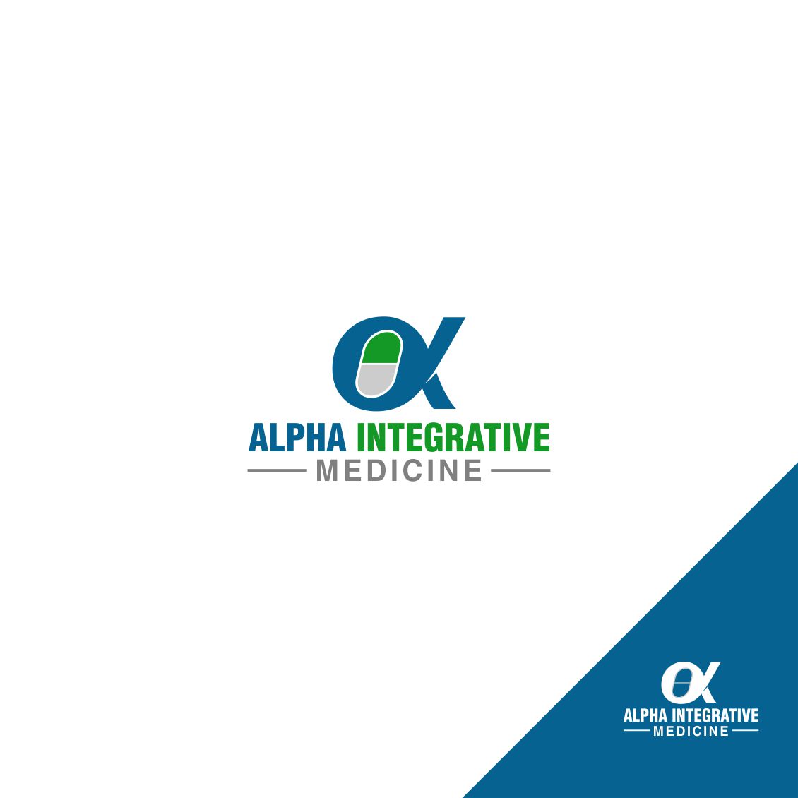 Logo-Design von ecorokerz für Alpha Integrative Medicine | Design #11746835
