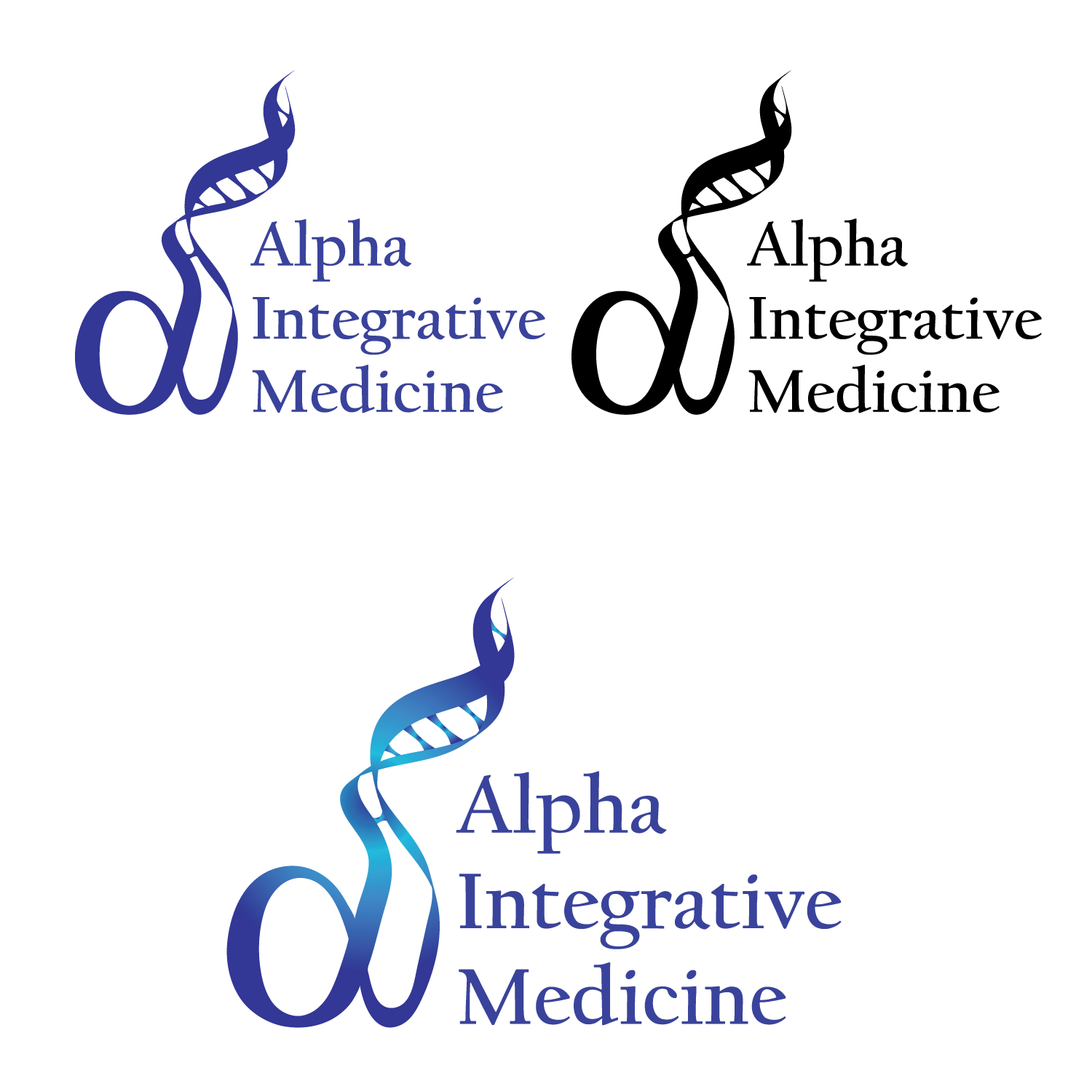 Logo Design by Annie Creative Service for Alpha Integrative Medicine | Design #11820604