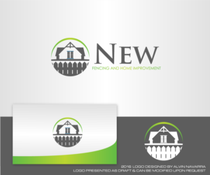 Logo Design by alvinnavarra for New Fencing and Home improvement | Design: #11895543