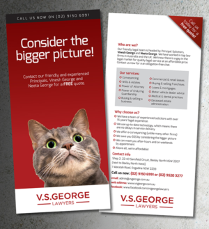 Flyer for legal services - We're not traditional lawyers - please do not use images of gavels or sca | Flyer Design by andrew3344