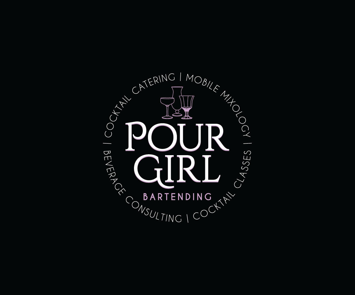 Logo Design by AnA_design for Pour Girl Bartending | Design #12402791