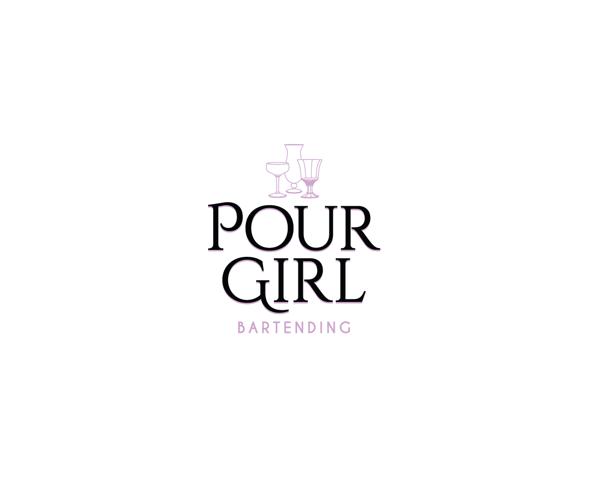 Logo Design by AnA_design for Pour Girl Bartending | Design #12402799