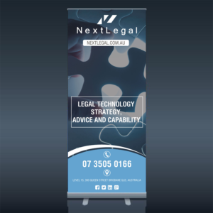 Popup Banners - NextLegal - Legal Technology | Signage Design by ecorokerz