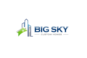 Logo Design by ideaz2050 for Big Sky Custom Homes, LLC | Design: #11734350