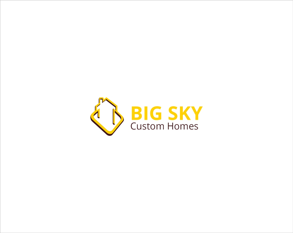 Logo Design by raymark for Big Sky Custom Homes, LLC | Design #11787207