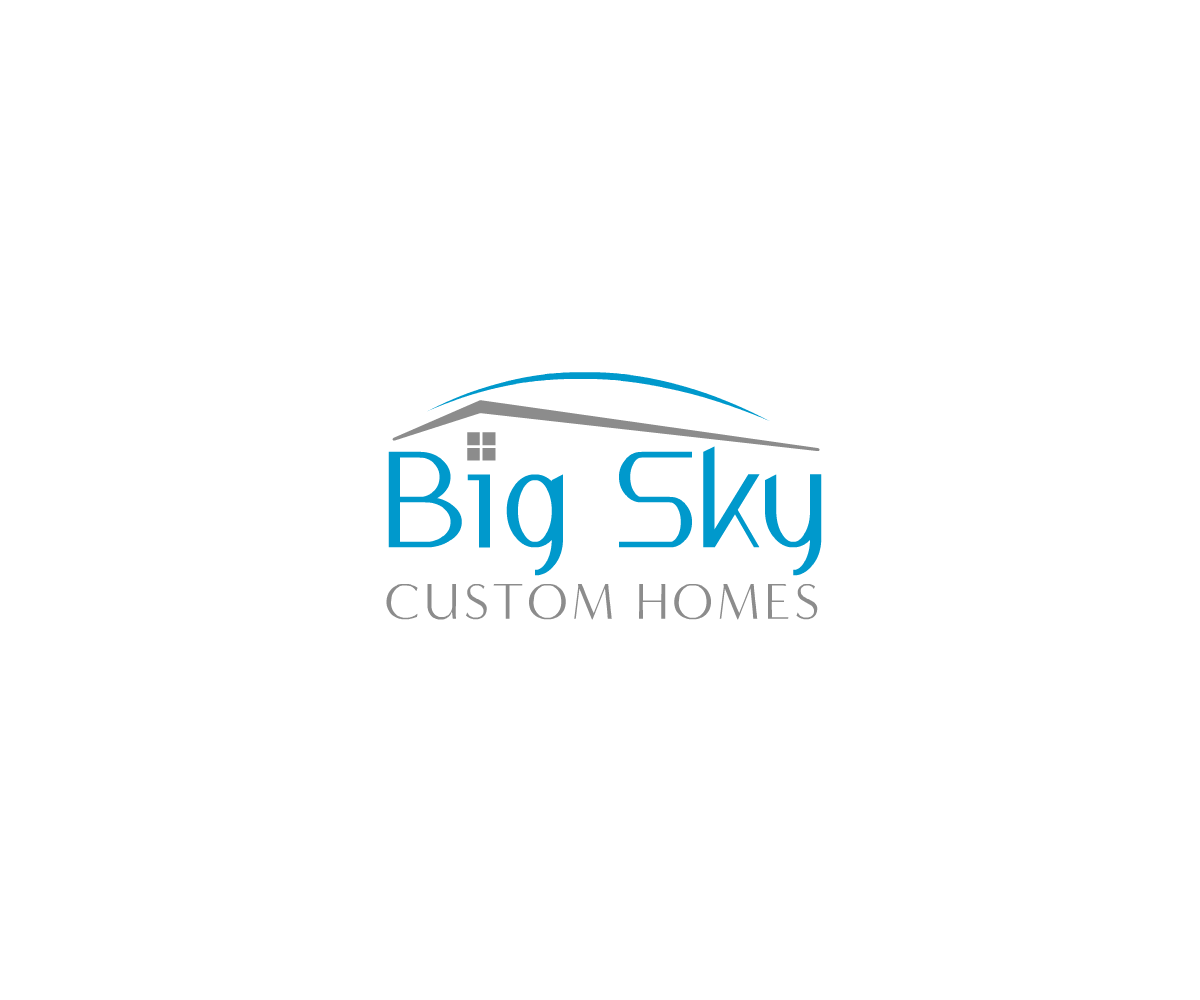 Logo Design by Virgoxblu for Big Sky Custom Homes, LLC | Design: #11778578